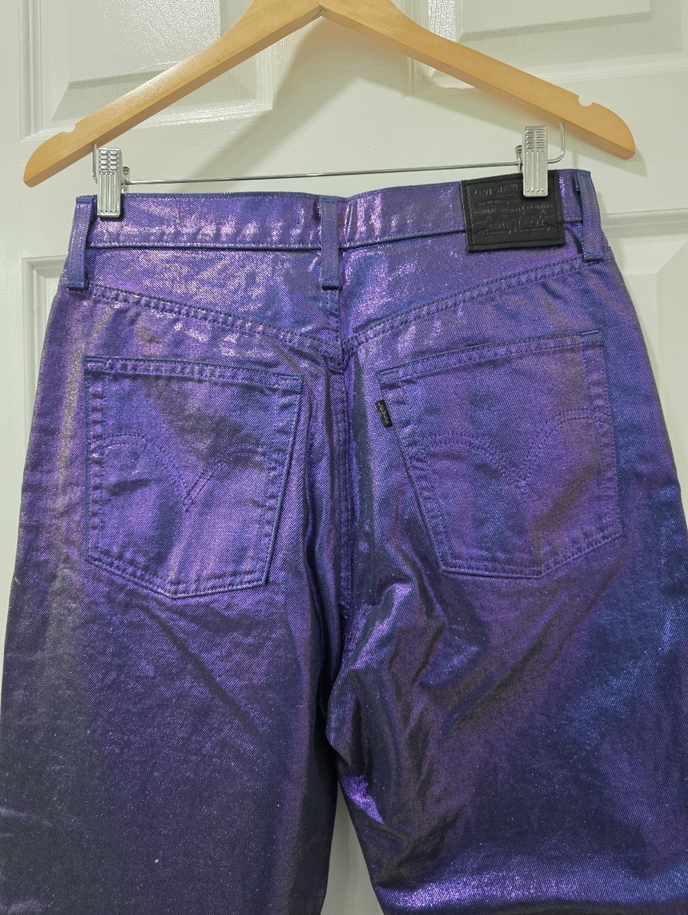 LEVI'S® Ribcage Straight Ankle Jeans Purple Size 29 - Picture 11 of 15
